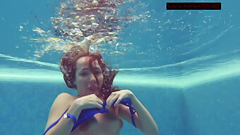 Enjoy Lina Mercury'S Underwater Shower Display Of Natural Beauty