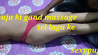 Indian Housewife'S Sensual Oil Massage Turns Into Steamy Encounter With Big Ass Lover