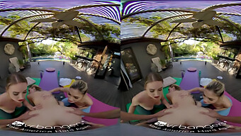 Teen'S Intense Yoga Session Turns Into A Steamy Vr Orgy