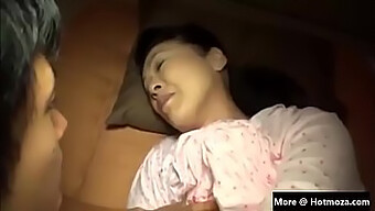 Sexy Japanese Wife Gets Fucked By A Stranger In Front Of Her Father