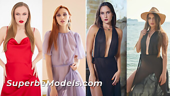 Watch Four Stunning Models In This Sizzling Compilation