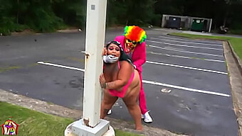 Jaidynvenus, The Public Sex Enthusiast, Encounters Gibby The Clown During Her Free Sex Adventure