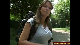 A European Milf'S Park Encounter In Holland