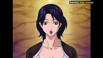 MILF de grandes tetas se entrega al triple placer en un trío temático de anime