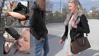 Outdoor Von Hinten Beim Ficken Mit Sperma Im Mund