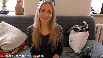 A Shy Blonde Teen'S First Nude Shoot And Exploitation On The Casting Couch