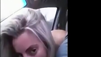 Car Enthusiast Gives A Blowjob To An Amateur Driver