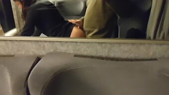 Amateur Anal Encounter On Public Train With French Pov