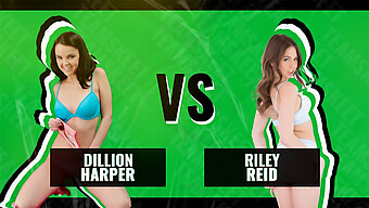 Riley Reid และ Dillion Harper เข้าร่วมการแข่งขันทางเพศที่ดุเดือดและสกปรก