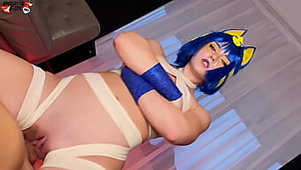 Amateur Girl In Cosplay Gives Hot Blowjob And Fucking