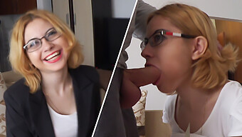 Branlette Et Gorge D'Une Adolescente Amateur Mène À Une Éjaculation