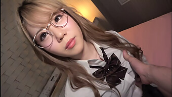 Glasses Cutie Enjoys Creampie In Ikebukuro