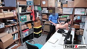 Teen Thief Gets Punished With A Hard Fuck In The Office