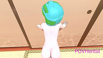 Remaja Earth-Chan Menikmati Pertemuan Dari Belakang Dalam Video Hentai 3d