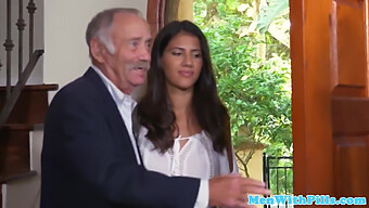 A Young Mexican Girl From Mexico Enjoys An Older Man'S Penis Inside Her