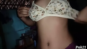 Hot Indian Girl Strips Down To Reveal Her Small And Big Tits