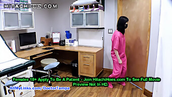 Skinny Asian Nurse Alexandria Wu Sneaks Into The Exam Room And Uses A Hitachi Magic Wand To Pleasure Herself