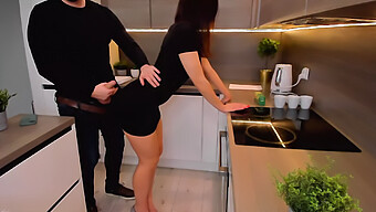 Amateur Couple Engages In Homemade Kitchen Sex With Intense Hardcore Action And Facial Ejaculation