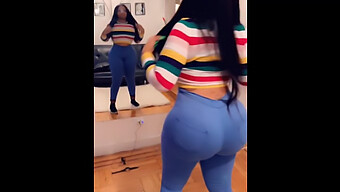 Twerkers Afro-Americanos Em Uma Compilação De 60 Fps