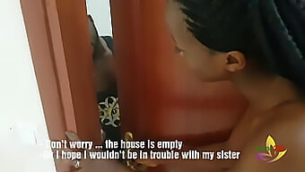 African Teen Joins His Wife In The Guest Room For Oral Sex