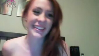 Redhead Webcam Star Exposes Her Breasts On St. Patrick'S Day