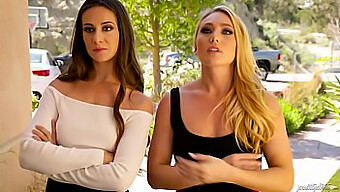 As Loiras Aj Applegate E Cassidy Klein Têm Seu Pau Grande Penetrado