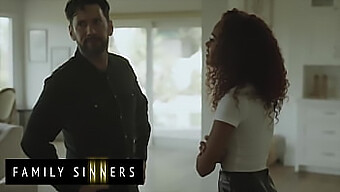 تومي بيستول يمتع فضائح سكارليت بممارسة الجنس الفموي والمتشدد المذهل في Family Sinners