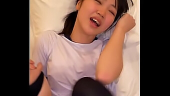 Japanese Teen Enjoys Amateur Cosplay And Mouth Action