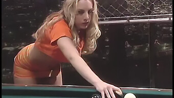 Busty Blonde Avy Scott Enjoys Anal Play And Penetration From Pool Stick