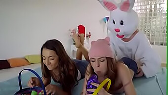 Alex Blake And Lily Adams Star In A Hot Easter-Themed Surprise