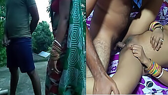 Indian Woman Caught Pleasuring Herself On Rooftop And Taken By Surprise